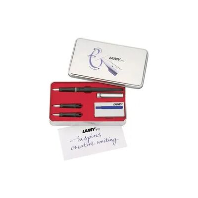 LAMY Füller Set joy Al-black 011 Schönschreibfüller mit 3 Federspitzen LAMY Füller Set joy Al-black 011 Schönschreibfüller mit 3 Federspitzen