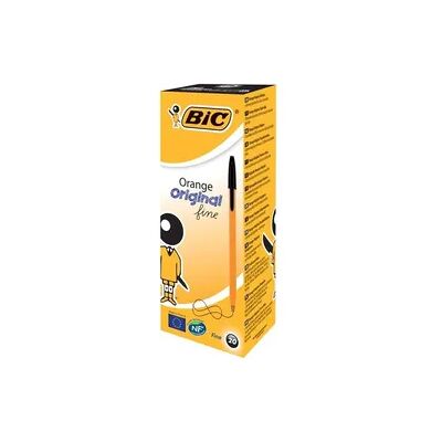 BIC Kugelschreiber Orange Original fine 0.35mm schwarz, 20er Set BIC Kugelschreiber Orange Original fine 0.35mm schwarz, 20er Set