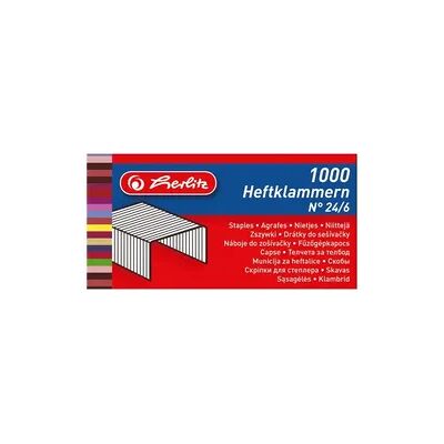 Herlitz Heftklammer No.24/6 verzinkt 1000 Stück Herlitz Heftklammer No.24/6 verzinkt 1000 Stück