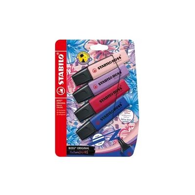 STABILO Textmarker BOSS ORIGINAL NatureColors, Wildflower, 4er Set STABILO Textmarker BOSS ORIGINAL NatureColors, Wildflower, 4er Set