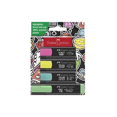 Faber-Castell Textmarker 46 Graffiti 4er Faber-Castell Textmarker 46 Graffiti 4er