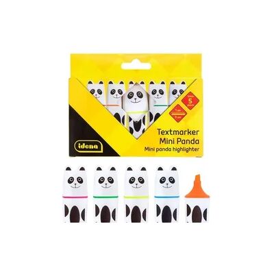 Idena Textmarker Panda neon 1-5mm 5 Stück 5 Farben Idena Textmarker Panda neon 1-5mm 5 Stück 5 Farben