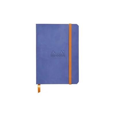 Quo Vadis Rhodiarama Notizbuch Softcover A6 72 Blatt liniert saphirblau 90g, mit Gummizugverschluss Quo Vadis Rhodiarama Notizbuch Softcover A6 72 Blatt liniert saphirblau 90g, mit Gummizugverschluss