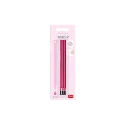 Legami 3x Ersatzmine für löschbaren Gelstift - Rosa Legami 3x Ersatzmine für löschbaren Gelstift - Rosa