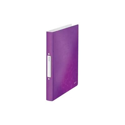 LEITZ Ringbuch WOW 2 Ringe violett DIN A4 Rückenbreite 3,2cm LEITZ Ringbuch WOW 2 Ringe violett DIN A4 Rückenbreite 3,2cm