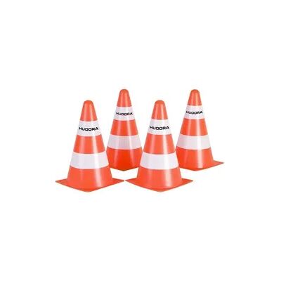 HUDORA 76105 - Pylonen orange/weiß 22,5 cm, 4er Set HUDORA 76105 - Pylonen orange/weiß 22,5 cm, 4er Set
