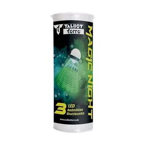 Talbot Torro Badm.-Ball MAGIC NIGHT LED,3er Dose Bälle mit grün+roten LED Talbot Torro Badm.-Ball MAGIC NIGHT LED,3er Dose Bälle mit grün+roten LED