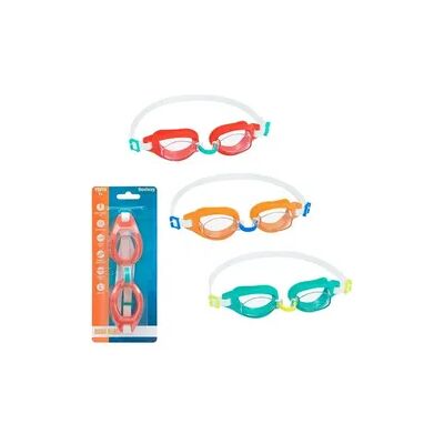 Bestway Schwimmbrille Wave Crest rot gelb grün 3fach sortiert Bestway Schwimmbrille Wave Crest rot gelb grün 3fach sortiert