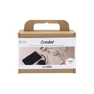 Creativ Company DIY Sets Stricken & Häkeln Mini Kreativ Set Häkeln, Tasche mit Rose, Kreativ Box Creativ Company DIY Sets Stricken & Häkeln Mini Kreativ Set Häkeln, Tasche mit Rose, Kreativ Box