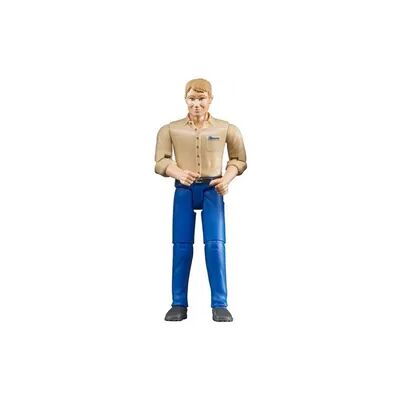 Bruder Mann mit hellem Hauttyp/blauer Hose Bruder Mann mit hellem Hauttyp/blauer Hose