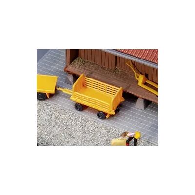 Faller 180991 H0 Bahnsteigwagen, Orange 2er Bausatz Faller 180991 H0 Bahnsteigwagen, Orange 2er Bausatz