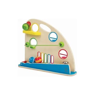 HaPe Bunte Holzkugeln, Gefälle, Tunnel und Rollbahnen auf beiden Seiten der Kugel-Rennbahn – das ist rasanter Spielspaß! Super für die Kleinsten, denn sie können mit den Augen den rollenden Kugeln folgen. HaPe Bunte Holzkugeln, Gefälle, Tunnel und Rollbahnen auf beiden Seiten der Kugel-Rennbahn – das ist rasanter Spielspaß! Super für die Kleinsten, denn sie können mit den Augen den rollenden Kugeln folgen.