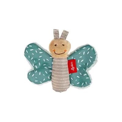 Sigikid 43372 - Greifling Schmetterling - Petrol Gelb - Materialmix - 9 cm Babyspielzeug Sigikid 43372 - Greifling Schmetterling - Petrol Gelb - Materialmix - 9 cm Babyspielzeug