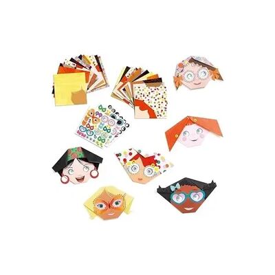 Djeco Origami-Set - Schöne Gesichter - Origami-Kit für Kinder Djeco Origami-Set - Schöne Gesichter - Origami-Kit für Kinder