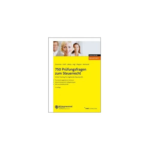 NWB Verlag 750 Prüfungsfragen zum Steuerrecht