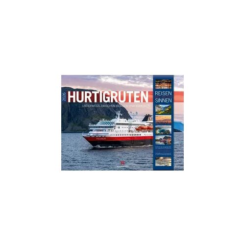 Ackermann Hurtigruten Kalender 2026 Unterwegs zwischen Bergen und Kirkenes