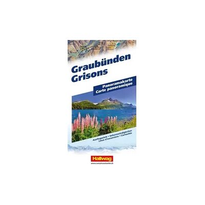 Hallwag Graubünden Panoramakarte Hallwag Graubünden Panoramakarte