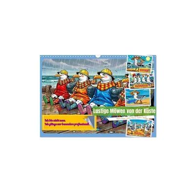 Lustige Möwen von der Küste (Wandkalender 2027 DIN A3 quer), CALVENDO Monatskalender Lustige Möwen von der Küste (Wandkalender 2027 DIN A3 quer), CALVENDO Monatskalender