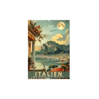 Italien - Old School Poster Style (Wandkalender 2026 DIN A2 hoch), CALVENDO Monatskalender Italien - Old School Poster Style (Wandkalender 2026 DIN A2 hoch), CALVENDO Monatskalender
