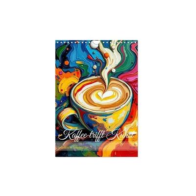 Kaffee trifft Kunst - Aromatische Pinselstriche (Wandkalender 2026 DIN A4 hoch), CALVENDO Monatskalender Kaffee trifft Kunst - Aromatische Pinselstriche (Wandkalender 2026 DIN A4 hoch), CALVENDO Monatskalender