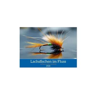 Lachsfischen im Fluss (Tischkalender 2026 DIN A5 quer), CALVENDO Monatskalender Lachsfischen im Fluss (Tischkalender 2026 DIN A5 quer), CALVENDO Monatskalender