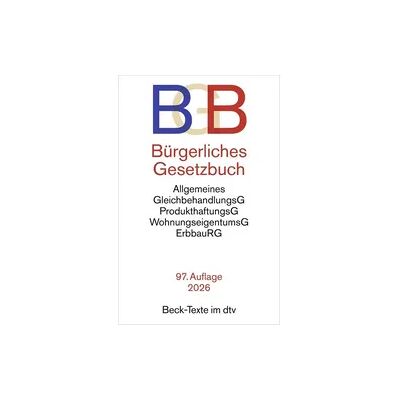 dtv Bürgerliches Gesetzbuch dtv Bürgerliches Gesetzbuch