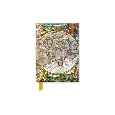Flame Tree Premium Notizbuch DIN A5: Pieter van den Keere, Antike Weltkarte Flame Tree Premium Notizbuch DIN A5: Pieter van den Keere, Antike Weltkarte