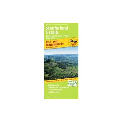 KOMPASS Freytag & Berndt Publicpress Rad- und Wanderkarte Stauferland, Ostalb, Schwäbisch Gmünd – Aalen – Göppingen 1:50.000 KOMPASS Freytag & Berndt Publicpress Rad- und Wanderkarte Stauferland, Ostalb, Schwäbisch Gmünd – Aalen – Göppingen 1:50.000