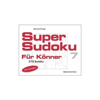 Bassermann Supersudoku für Könner 7 Bassermann Supersudoku für Könner 7
