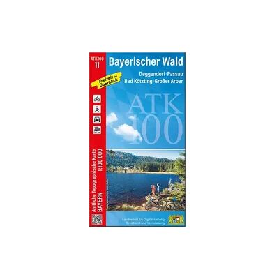 Landesamt für Digitalisierung, Breitband und Vermessung, Bayern ATK100-11 Bayerischer Wald (Amtliche Topographische Karte 1:100000) Landesamt für Digitalisierung, Breitband und Vermessung, Bayern ATK100-11 Bayerischer Wald (Amtliche Topographische Karte 1:100000)