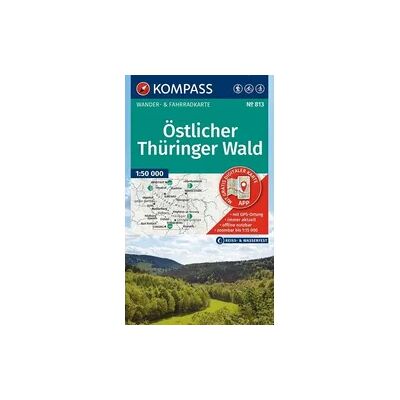 KOMPASS-KARTEN KOMPASS Wanderkarte 813 Östlicher Thüringer Wald 1:50.000 KOMPASS-KARTEN KOMPASS Wanderkarte 813 Östlicher Thüringer Wald 1:50.000