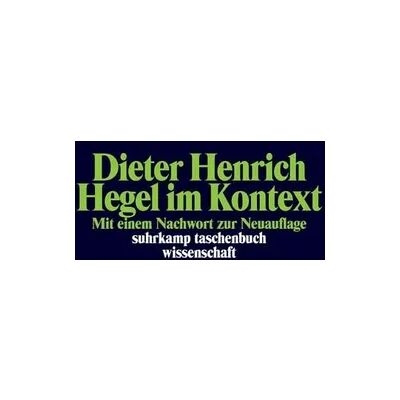 Suhrkamp Hegel im Kontext Suhrkamp Hegel im Kontext