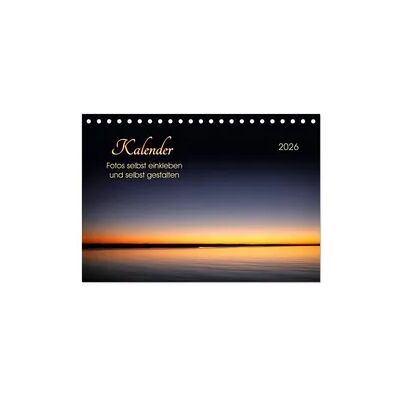 Kalender - Fotos selbst einkleben und selbst gestalten (Tischkalender 2026 DIN A5 quer), CALVENDO Monatskalender Kalender - Fotos selbst einkleben und selbst gestalten (Tischkalender 2026 DIN A5 quer), CALVENDO Monatskalender