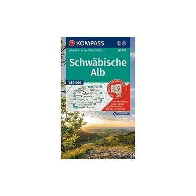 Mairdumont KOMPASS Wanderkarten-Set 767 Schwäbische Alb (4 Karten) 1:50.000 Mairdumont KOMPASS Wanderkarten-Set 767 Schwäbische Alb (4 Karten) 1:50.000