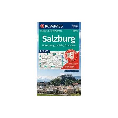 Mairdumont KOMPASS Wanderkarte 017 Salzburg, Untersberg, Hallein, Fuschlsee 1:25.000 Mairdumont KOMPASS Wanderkarte 017 Salzburg, Untersberg, Hallein, Fuschlsee 1:25.000