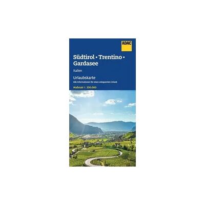 ADAC Urlaubskarte Südtirol, Trentino, Gardasee 1:200.000 ADAC Urlaubskarte Südtirol, Trentino, Gardasee 1:200.000
