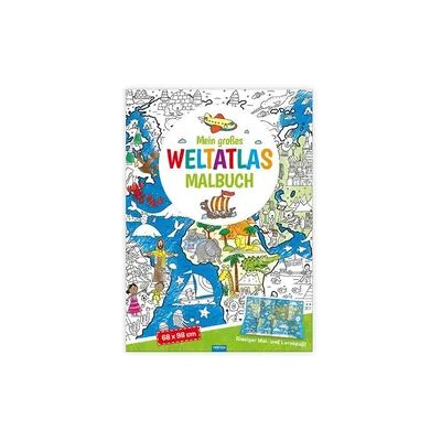 TROTSCH Trötsch Malbuch Mein großes Weltatlas Malbuch TROTSCH Trötsch Malbuch Mein großes Weltatlas Malbuch