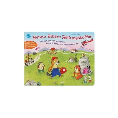 Arena Benno Bibers Rettungskoffer. Hat sich jemand wehgetan, kommt Benno mit dem Pflaster an Arena Benno Bibers Rettungskoffer. Hat sich jemand wehgetan, kommt Benno mit dem Pflaster an