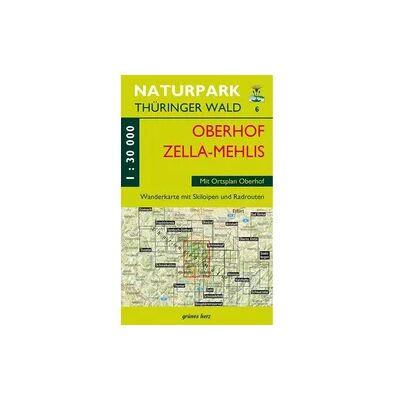 Grünes Herz Wanderkarte Oberhof/Zella-Mehlis Grünes Herz Wanderkarte Oberhof/Zella-Mehlis