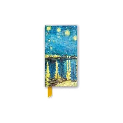 Browntrout Schmales Hardcover-Notizbuch: Vincent van Gogh, Sternennacht über der Rhone Browntrout Schmales Hardcover-Notizbuch: Vincent van Gogh, Sternennacht über der Rhone