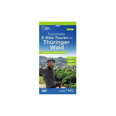Kompass-Karten BVA ADFC Regionalkarte Traumhafte E-Bike-Touren im Thüringer Wald 1:75.000 Kompass-Karten BVA ADFC Regionalkarte Traumhafte E-Bike-Touren im Thüringer Wald 1:75.000