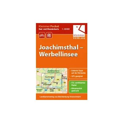 Klemmer-Verlag Joachimsthal - Werbellinsee 1 : 50 000 Klemmer-Verlag Joachimsthal - Werbellinsee 1 : 50 000