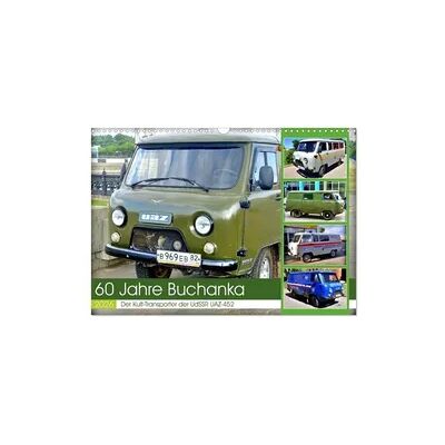 60 Jahre Buchanka - Der Kult-Transporter der UdSSR UAZ-452 (Wandkalender 2026 DIN A3 quer), CALVENDO Monatskalender 60 Jahre Buchanka - Der Kult-Transporter der UdSSR UAZ-452 (Wandkalender 2026 DIN A3 quer), CALVENDO Monatskalender