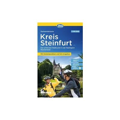 KOMPASS Freytag & Berndt BVA Radwanderkarte Kreis Steinfurt mit Knotenpunkten 1:50.000 KOMPASS Freytag & Berndt BVA Radwanderkarte Kreis Steinfurt mit Knotenpunkten 1:50.000
