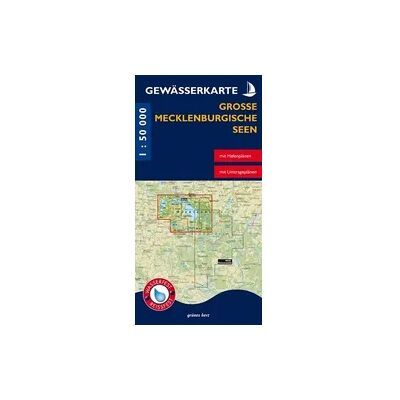 Grünes Herz Gewässerkarte Große Mecklenburgische Seen Grünes Herz Gewässerkarte Große Mecklenburgische Seen
