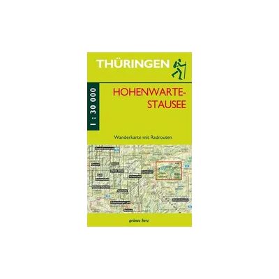 Grünes Herz Wanderkarte Hohenwarte-Stausee Grünes Herz Wanderkarte Hohenwarte-Stausee