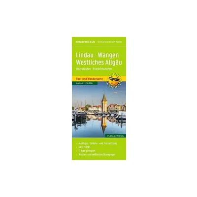 KOMPASS freytag und berndt Publicpress Rad- und Wanderkarte Lindau, Wangen, Westliches Allgäu, Oberstaufen, Friedrichshafen 1:50.000 KOMPASS freytag und berndt Publicpress Rad- und Wanderkarte Lindau, Wangen, Westliches Allgäu, Oberstaufen, Friedrichshafen 1:50.000