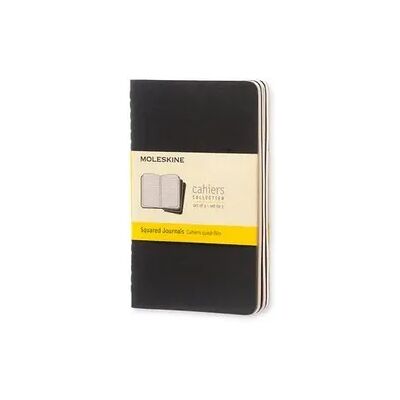 Moleskine Cahier pocket kariert schwarz DIN A6. 3er Pack Moleskine Cahier pocket kariert schwarz DIN A6. 3er Pack