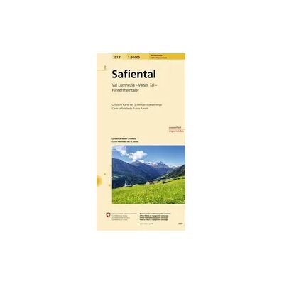 Swisstopo 1 : 50 000 Safiental Swisstopo 1 : 50 000 Safiental