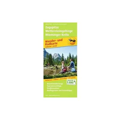 KOMPASS freytag und berndt Publicpress Rad- und Wanderkarte Zugspitze, Wettersteingebirge, Mieminger Kette 1:35.000 KOMPASS freytag und berndt Publicpress Rad- und Wanderkarte Zugspitze, Wettersteingebirge, Mieminger Kette 1:35.000